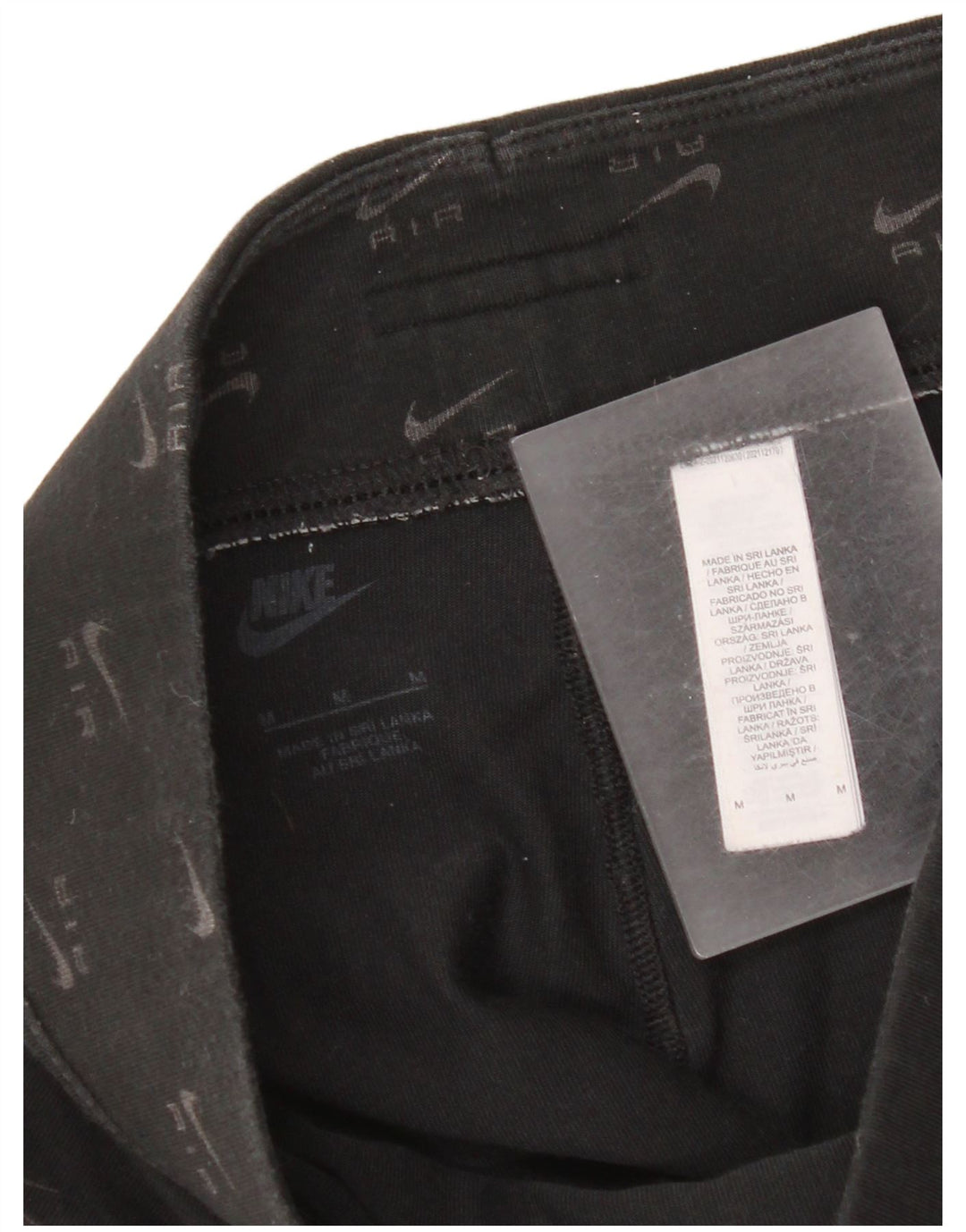 Leggings Nike Femininas Graphic UK 12 Médio Algodão Preto