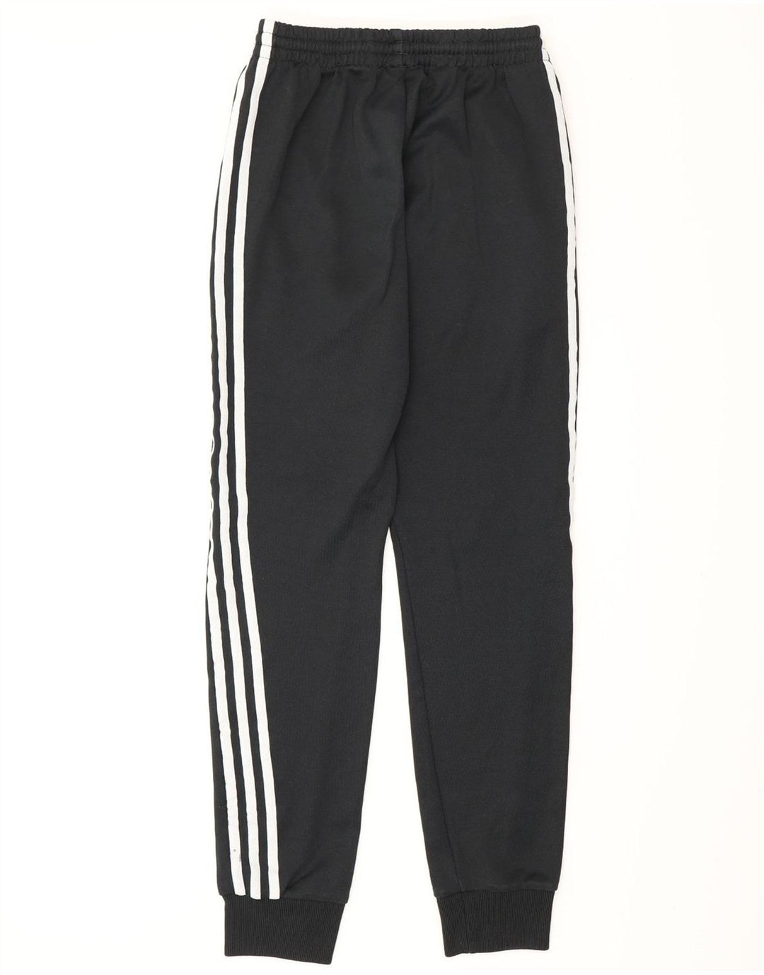 ADIDAS Calças de treino femininas Joggers UK 4 XS Preto Poliéster