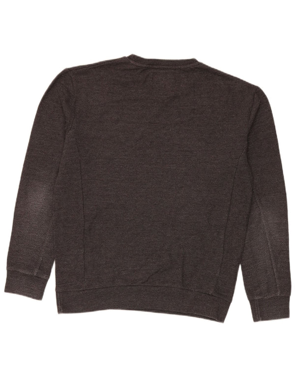 Zara moletom masculino jumper cinza médio