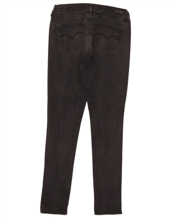 Jeans skinny feminino Levi's W32 L32 algodão preto