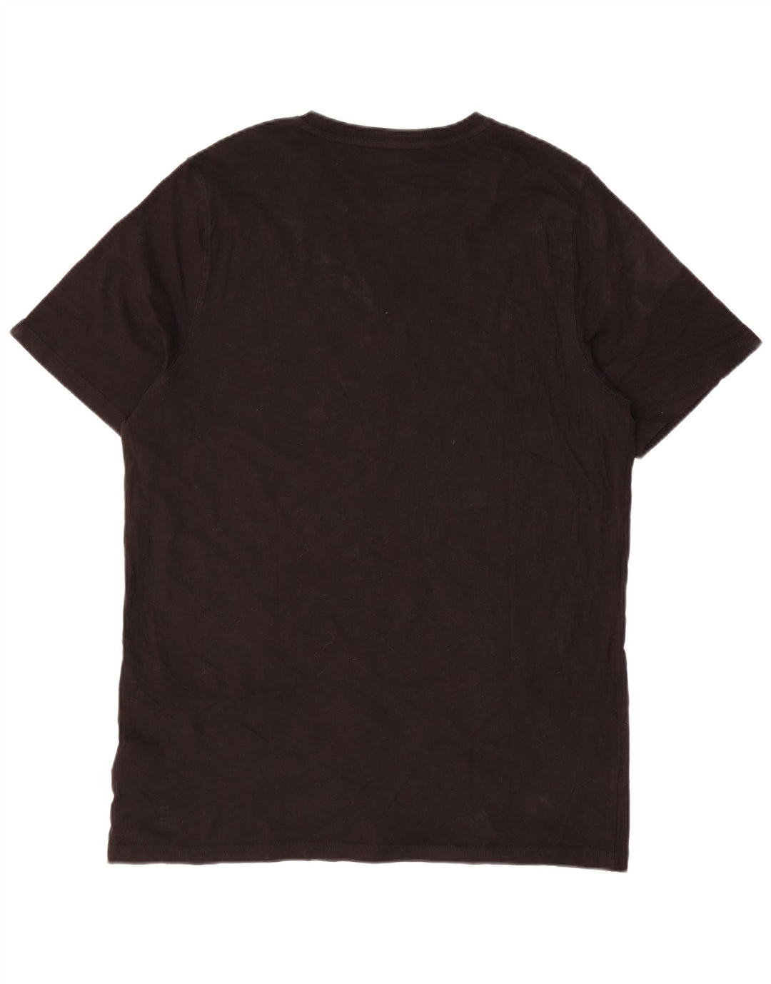Puma Mens Graphic T-Shirt Top Grande Algodão Preto