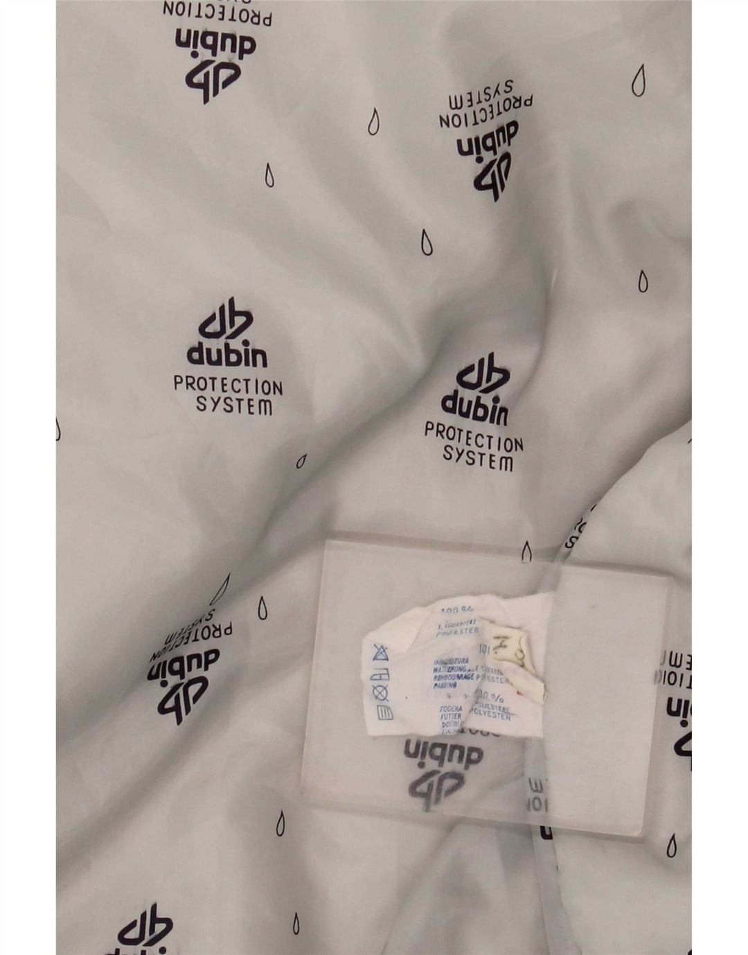 Jaqueta acolchoada com capuz masculina Dubin IT 50 grande poliéster branco Colourblock
