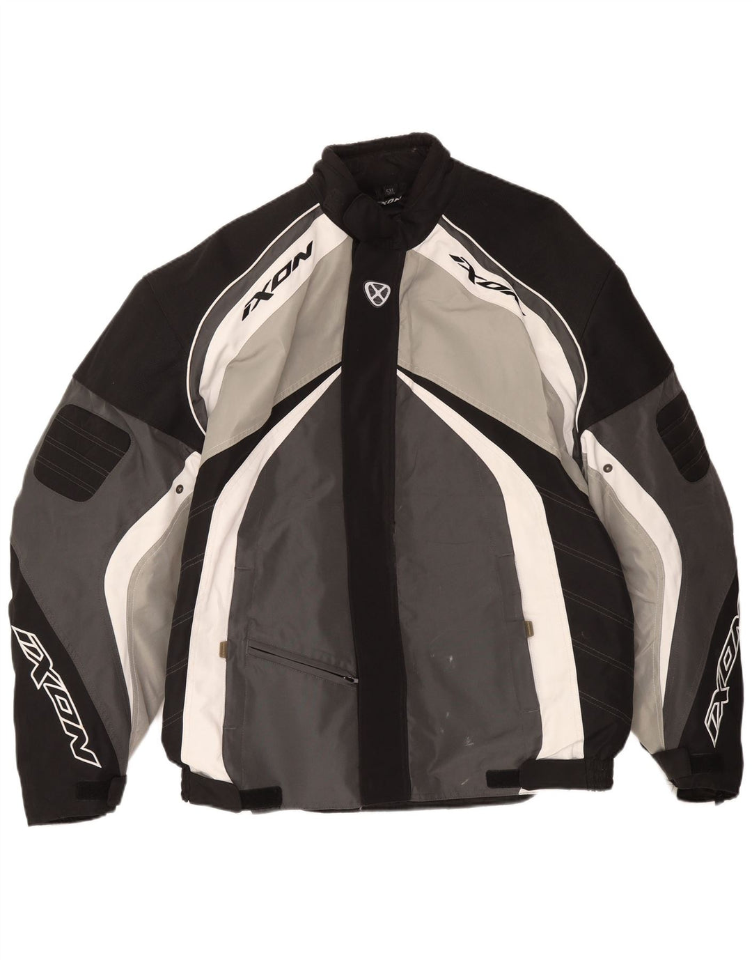 Jaqueta masculina Ixon Graphic Racer UK 50 5XL cinza bloco colorido