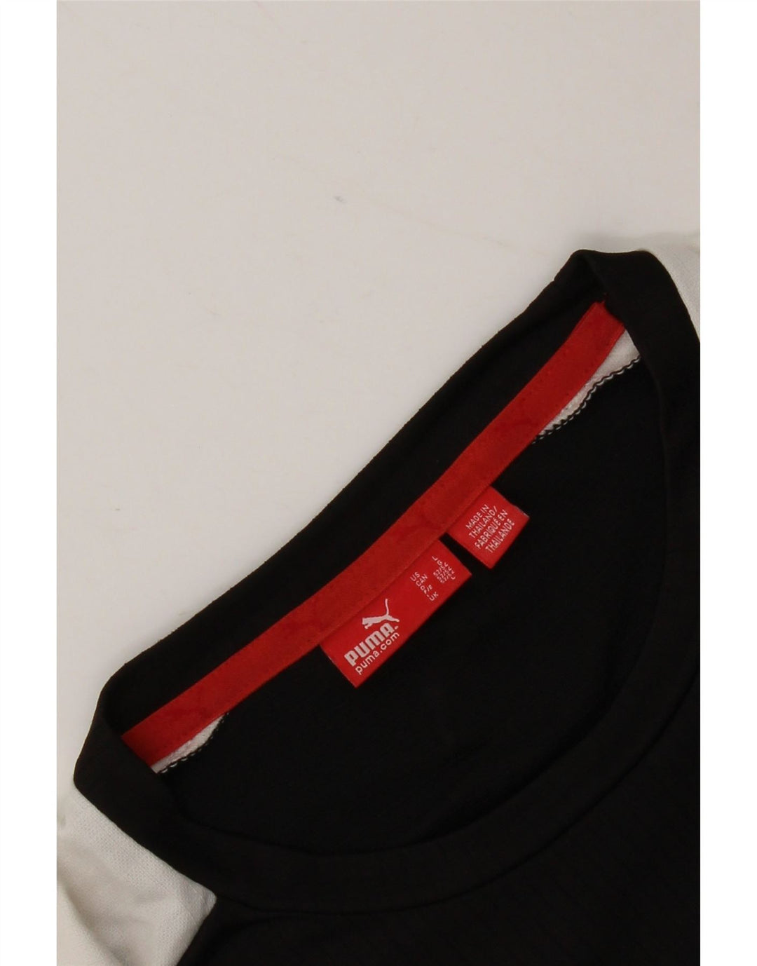 Puma masculino gráfico colete top grande bloco colorido preto