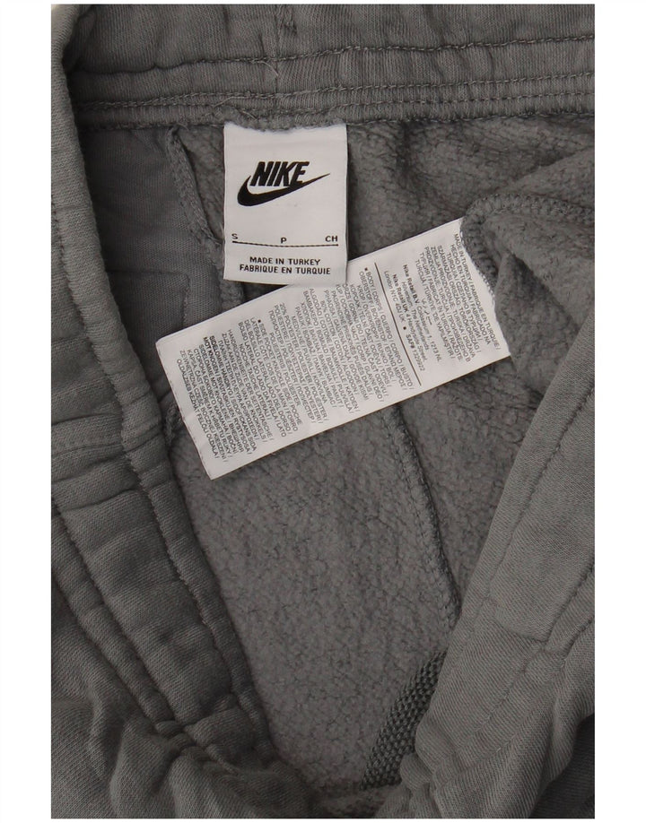 Calça esportiva feminina Nike Joggers UK 10 pequena cinza algodão