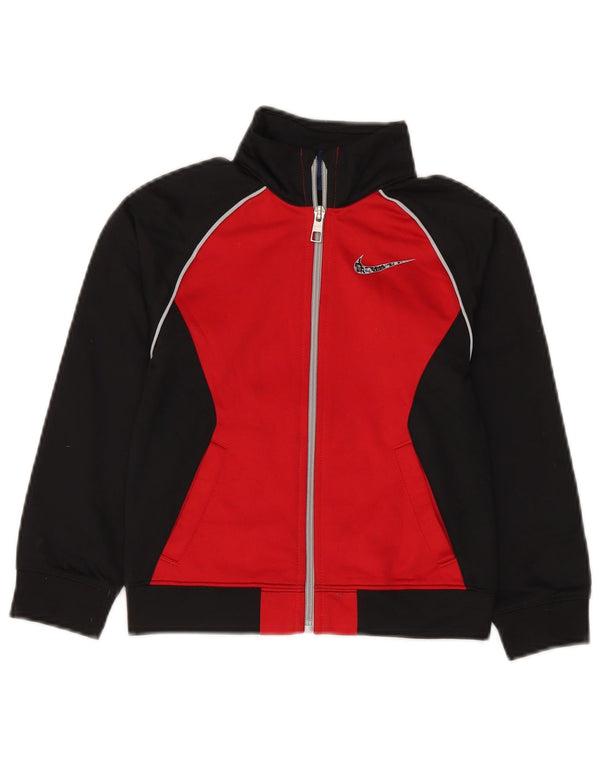 Jaqueta Nike Boys Tracksuit Top 5-6 Anos Preto Colorblock Poliéster