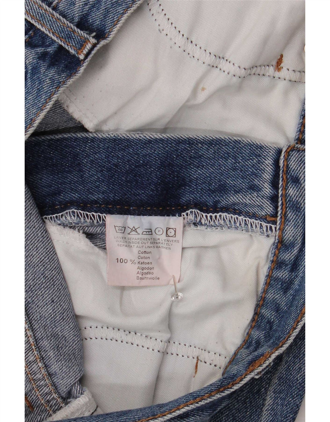 Jeans retos masculinos Lee Cooper W38 L32 algodão azul