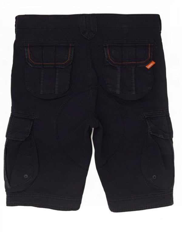 Shorts cargo masculino Superdry médio W32 algodão azul marinho