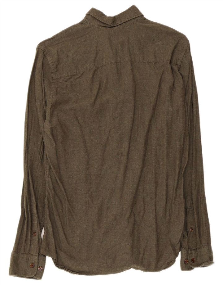 Camisa masculina Jack & Jones XS algodão cáqui