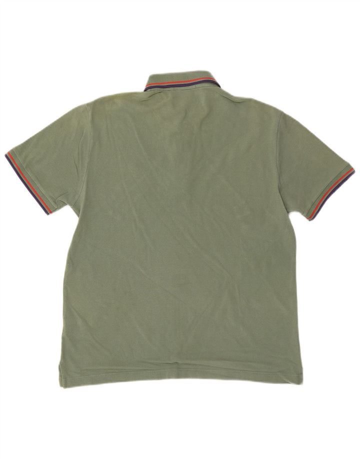 Camisa pólo masculina FRED PERRY algodão verde médio