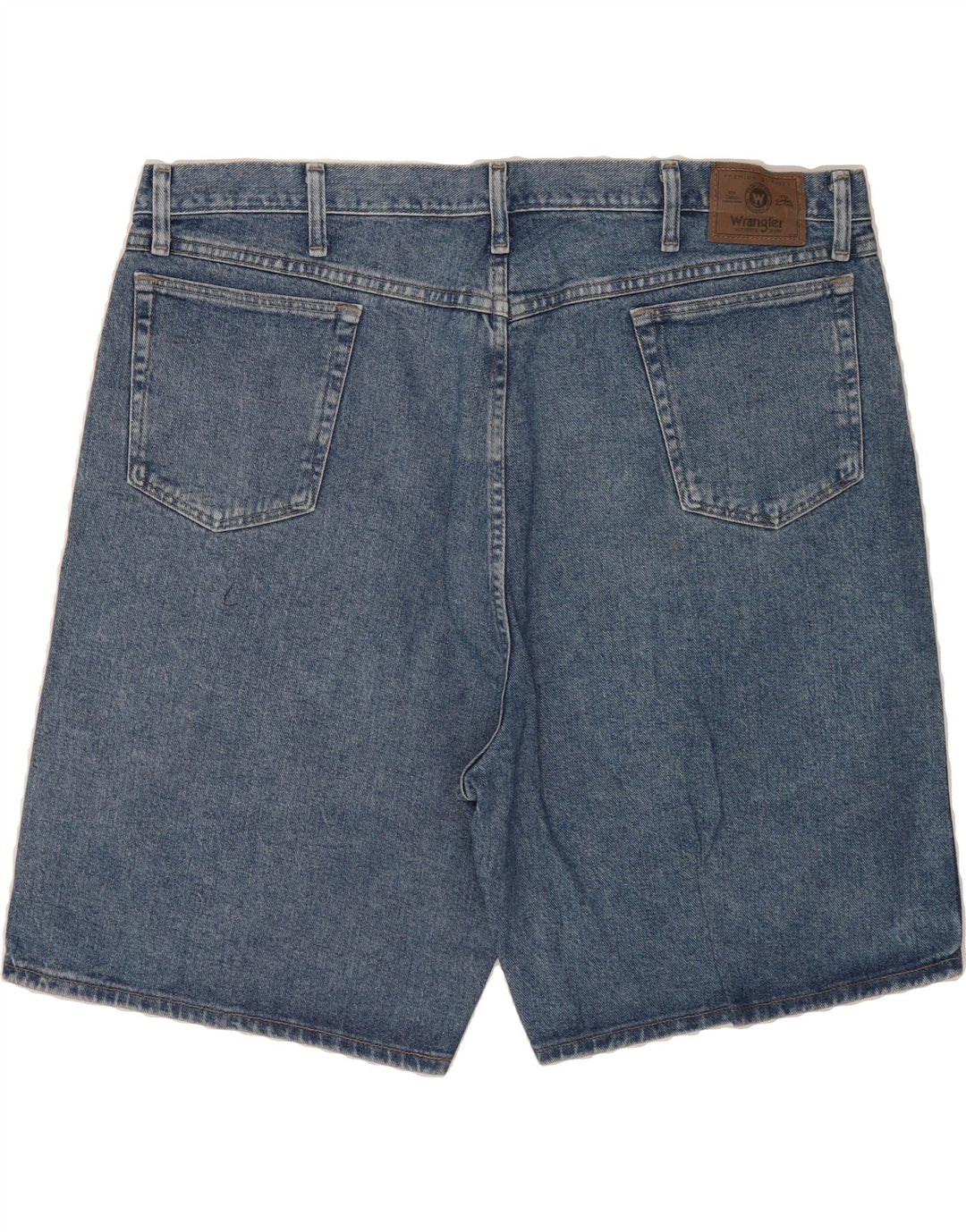 WRANGLER Mens Denim Shorts W44 2XL  Blue Cotton Vintage Wrangler and Second-Hand Wrangler from Messina Hembry 