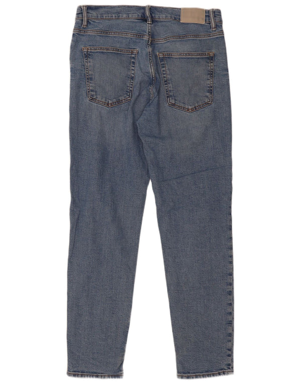 Zara Mens Slim Jeans EU 42 Grande W32 L31 Azul Algodão