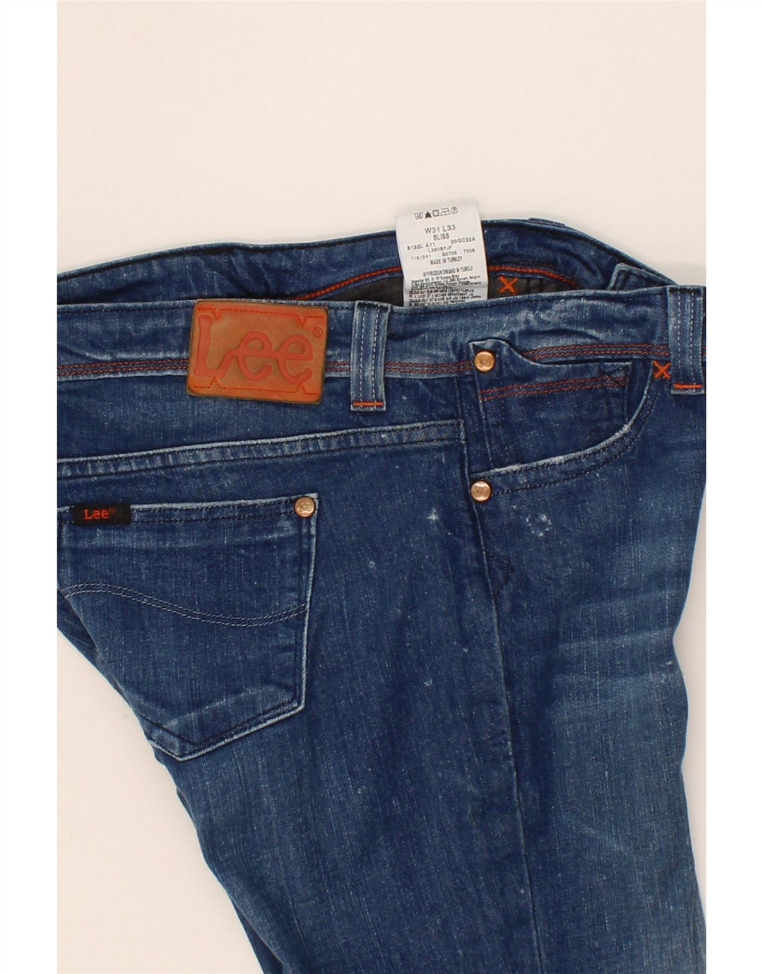 LEE Womens Bliss Slim Jeans W31 L26 Blue Cotton Vintage Lee and Second-Hand Lee from Messina Hembry 