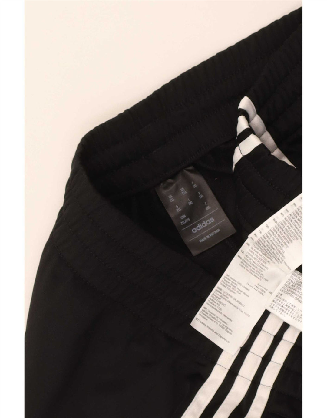 Calça de treino masculina Adidas Joggers 2XL poliéster preto