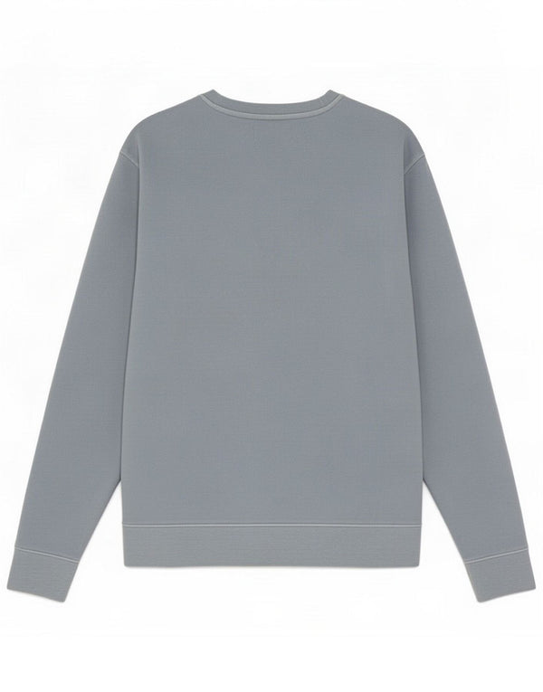 Moletom masculino Marks & Spencer Jumper de algodão azul médio