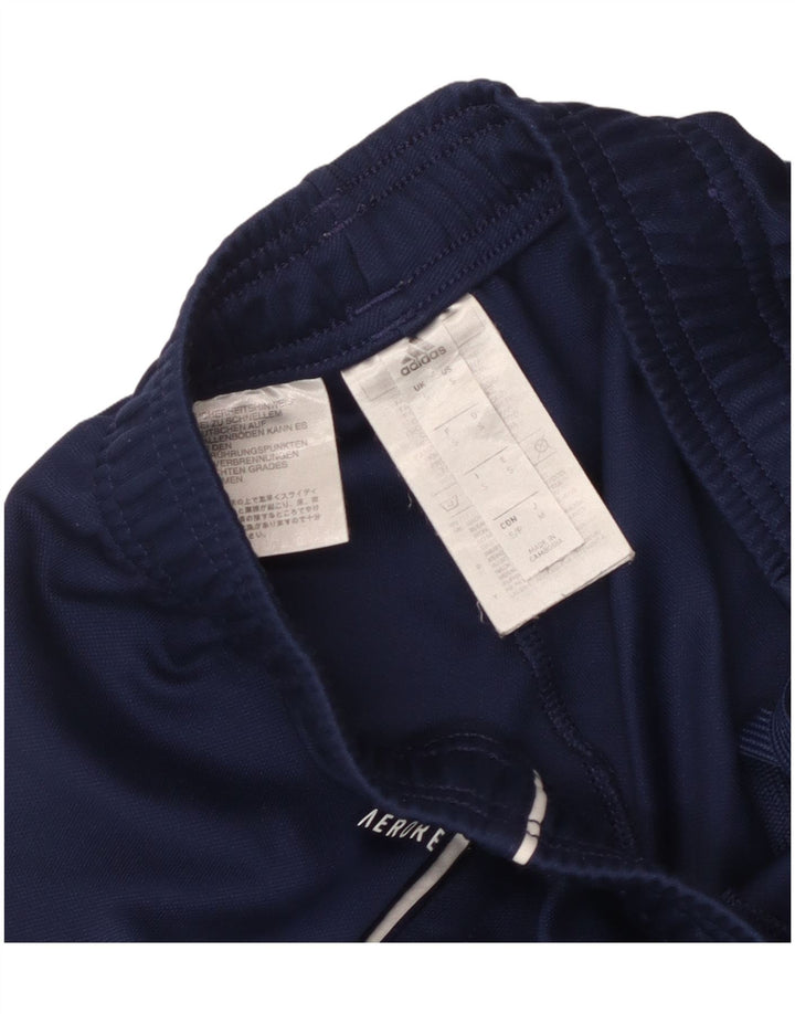 Calça de treino Adidas Aeroready masculina pequena azul marinho poliéster