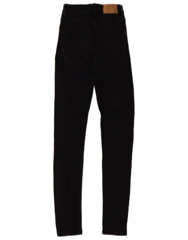 Zara Jeans Skinny Feminino Cintura Alta EU 32 2XS W22 L27 Preto