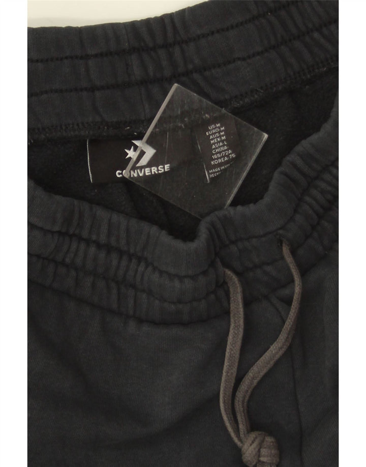 Calça de treino feminina Converse Joggers UK 12 algodão preto médio