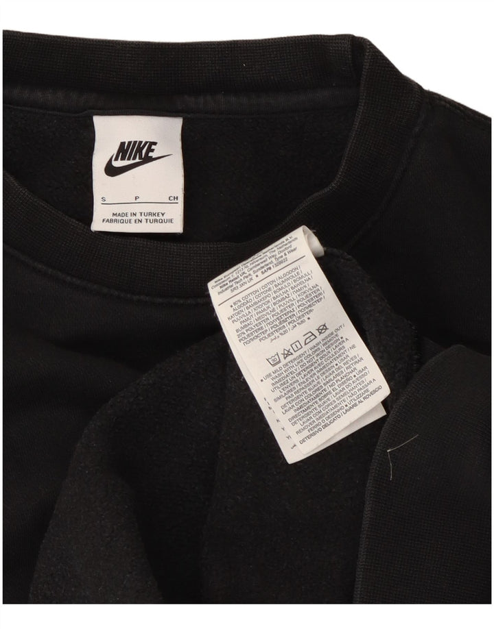 Nike moletom masculino jumper pequeno algodão preto