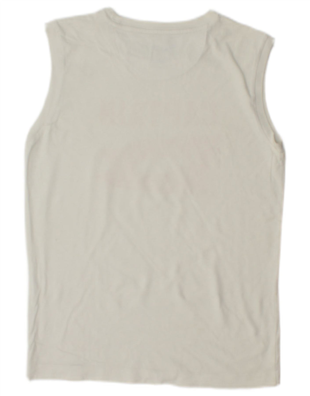CHAMPION Boys Graphic Vest Top 11-12 Years Large White