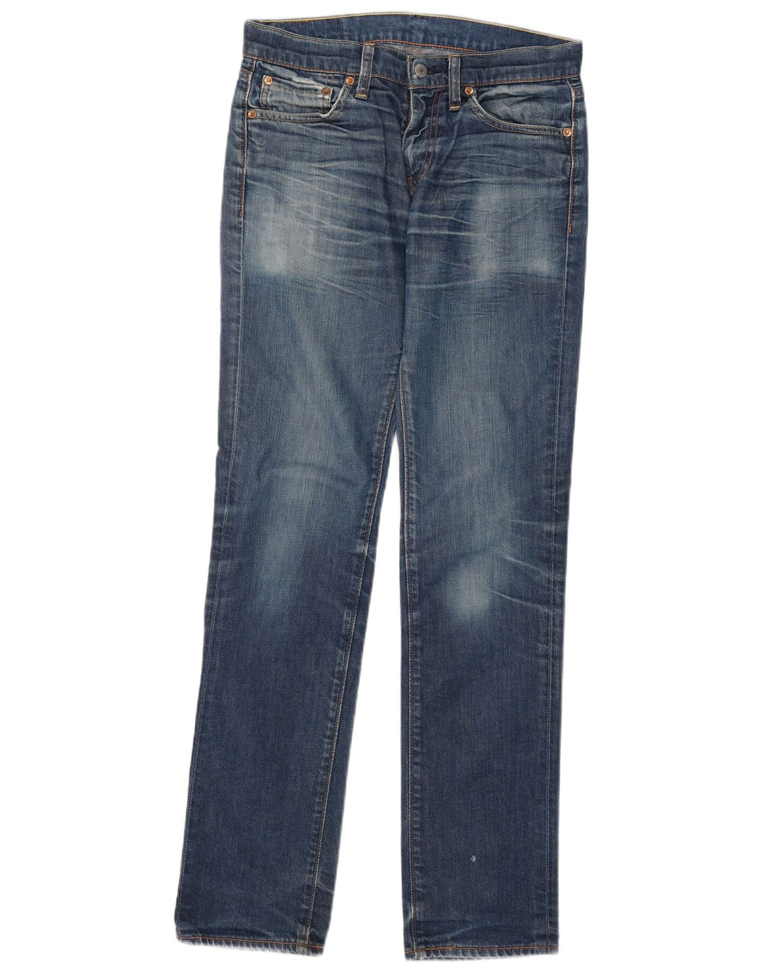 Calça jeans feminina Levi's 511 Slim W30 L34 azul algodão
