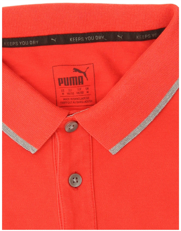 Camisa polo masculina Puma vermelha média