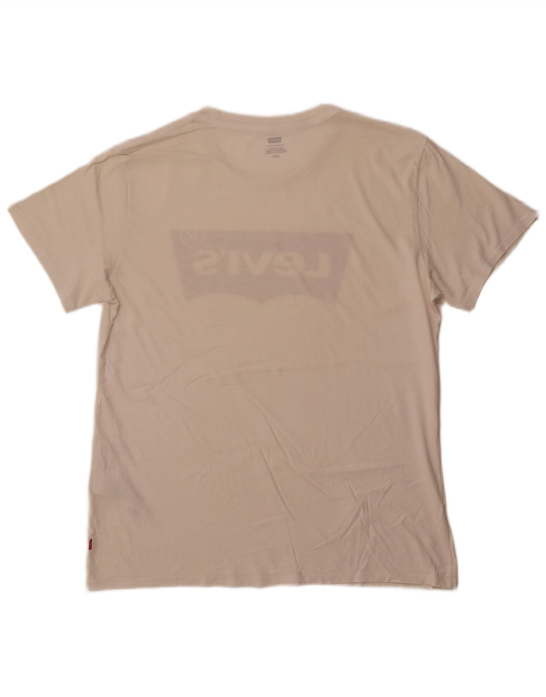 Camiseta gráfica masculina LEVI'S grande de algodão branco