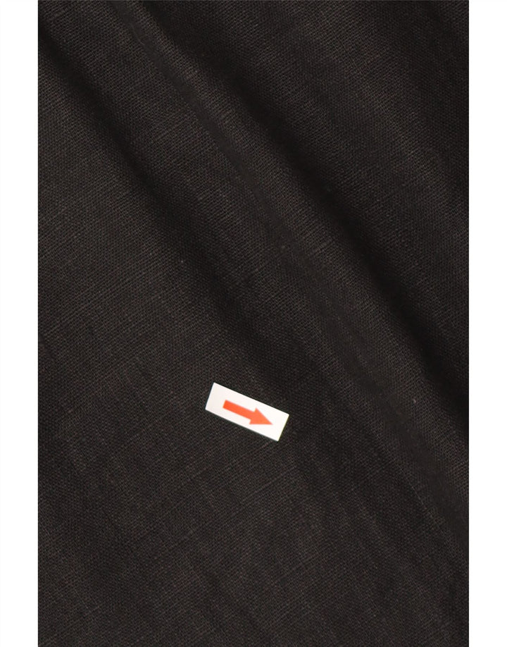 Vestido feminino HOBBS UK 12 linho preto médio