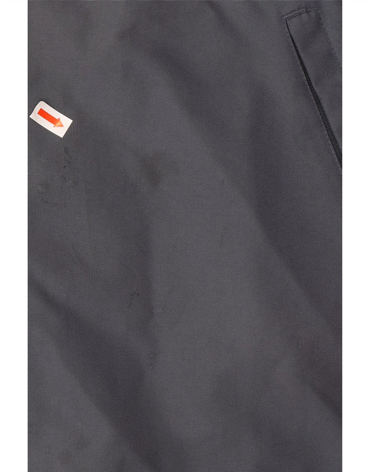 Jaqueta corta-vento masculina ADIDAS com capuz UK 44/46 grande cinza