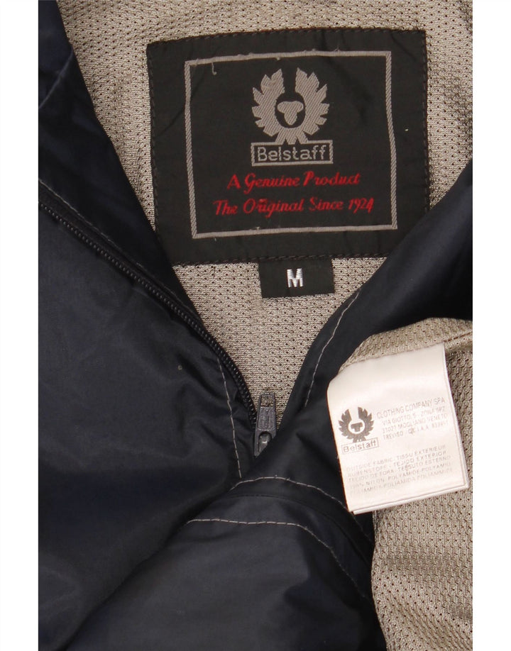 Jaqueta bomber feminina Belstaff UK 14 médio azul marinho nylon