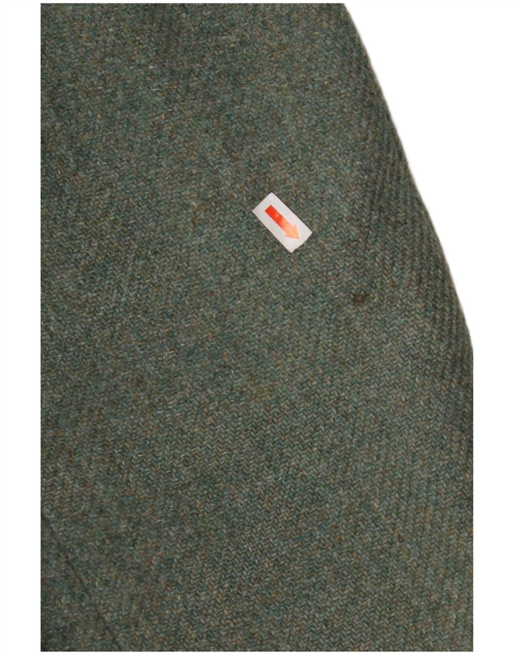 Jaqueta blazer masculina BURTON sob medida com 2 botões Reino Unido 38 lã virgem verde média