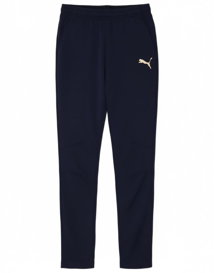 Calças de treino Puma menino 15-16 anos azul marinho poliéster