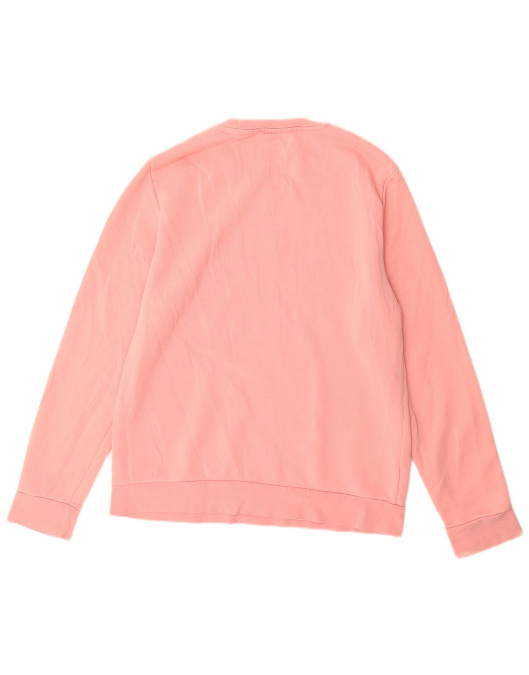 Adidas feminino gráfico moletom jumper reino unido 12/14 médio rosa algodão