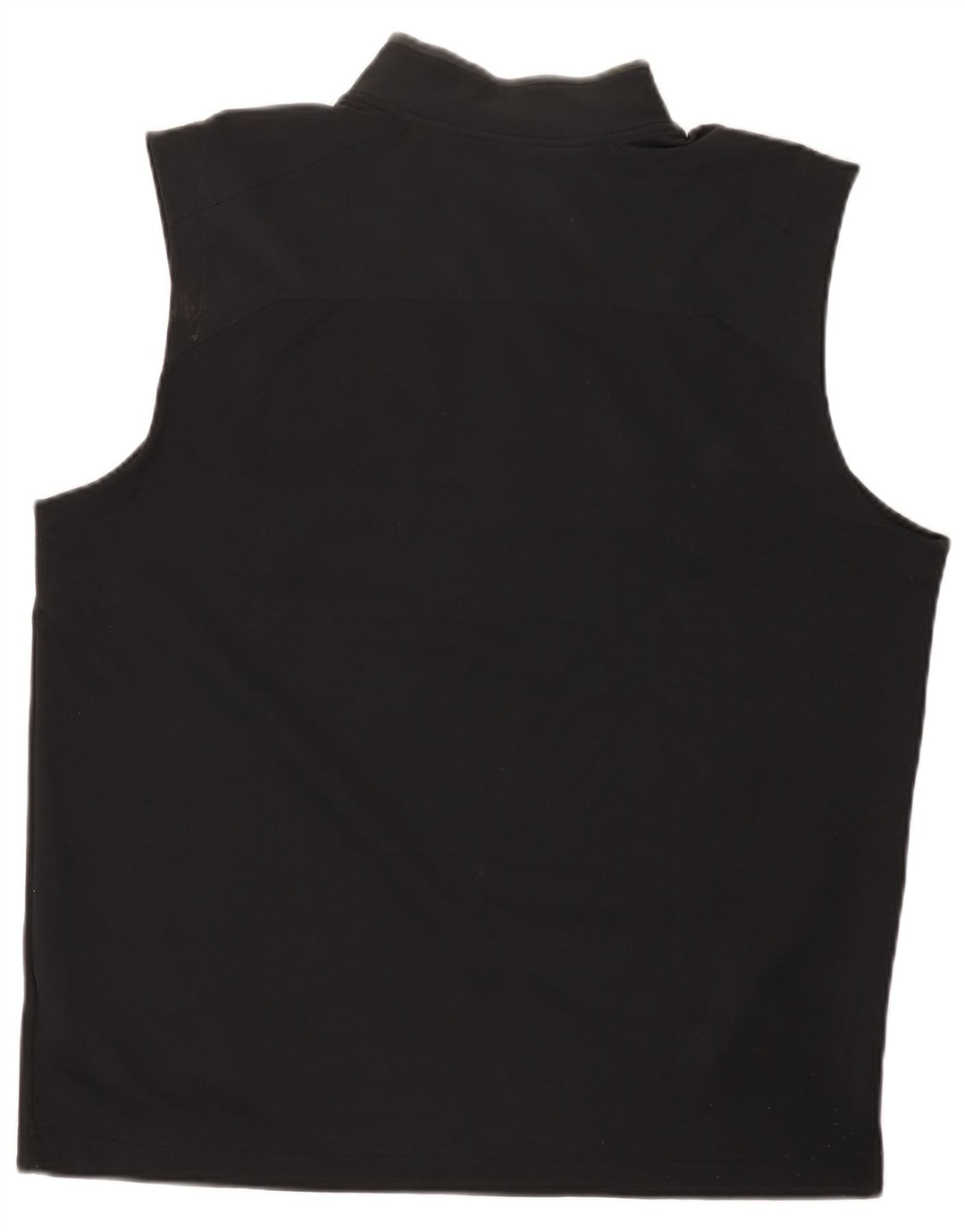 Colete Nike Masculino Dri Fit Zip Neck Top Grande Poliéster Preto