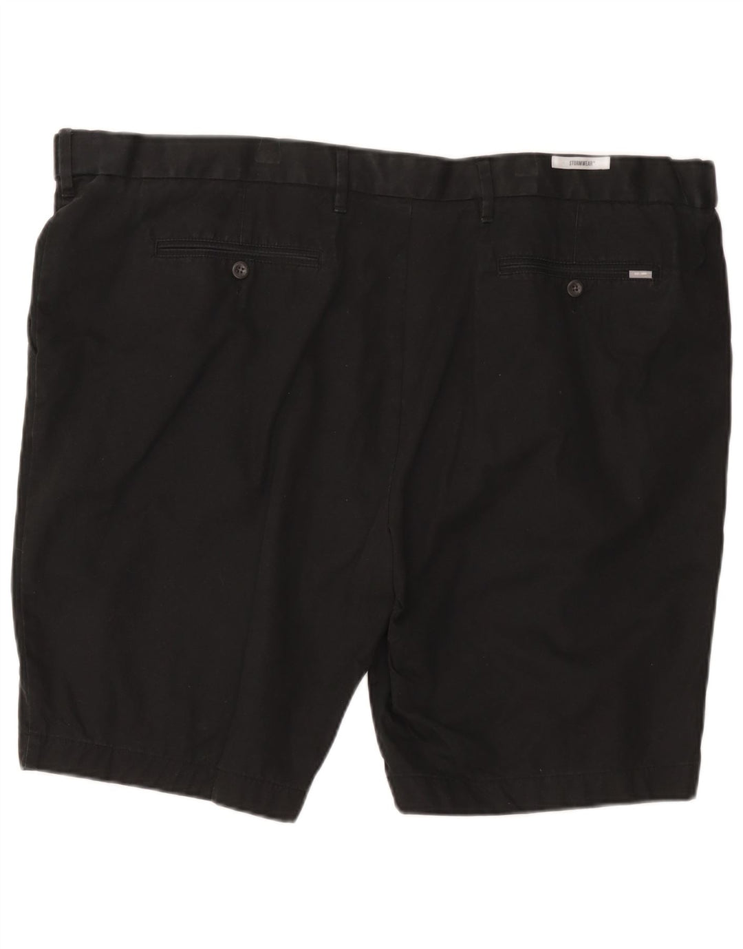 Shorts Chino Masculino Regular Fit da Marks & Spencer W48 4XL Algodão Preto