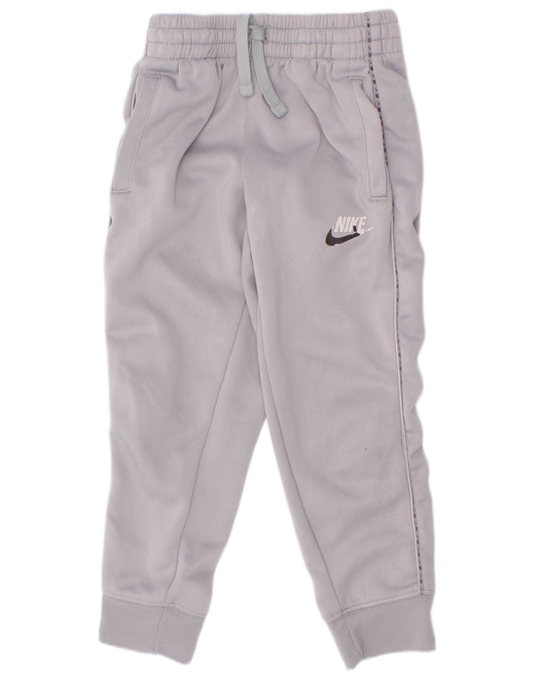 Calça de treino Nike Boys Graphic Joggers 4-5 anos pequeno cinza poliéster
