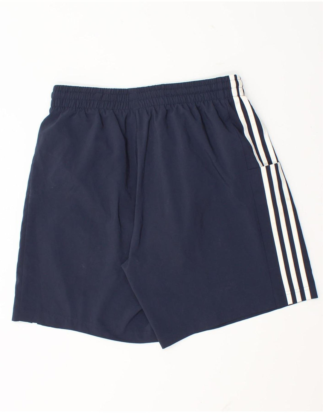 Shorts esportivos masculinos Adidas médio azul marinho poliéster