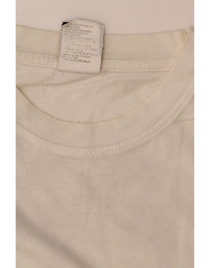 Camiseta masculina Timberland Graphic Top médio algodão branco