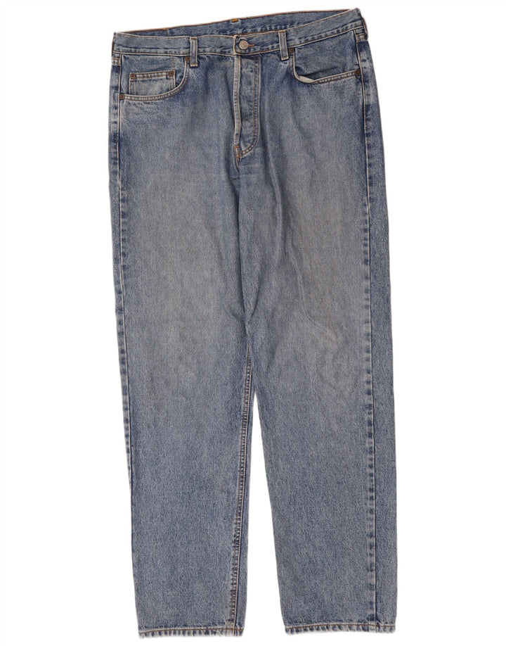 RIFLE Calça jeans reta masculina W38 L34 algodão azul