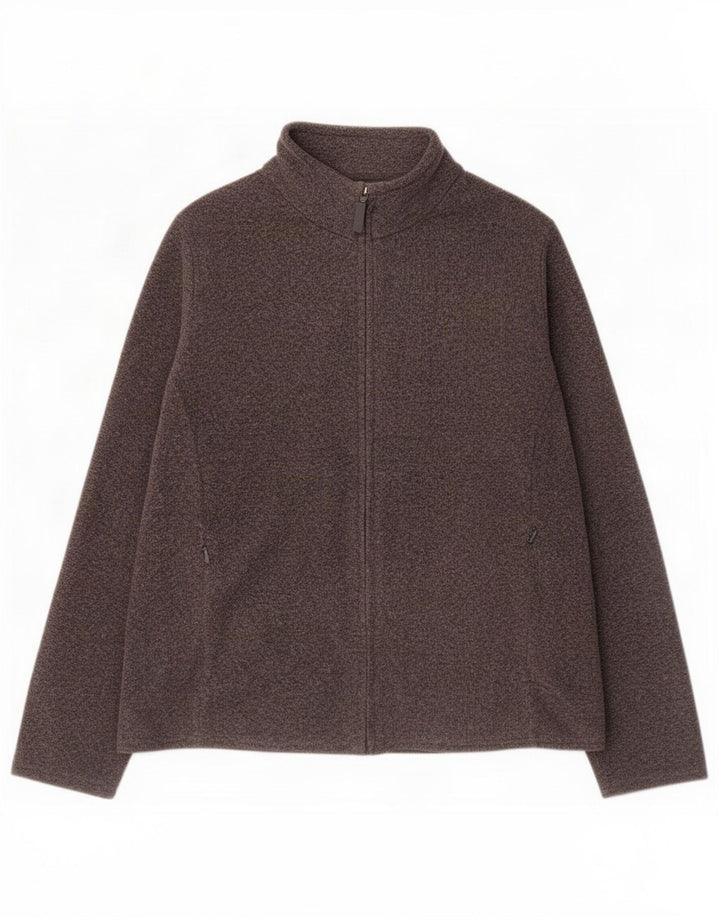 Jaqueta de lã feminina Marks & Spencer UK 18 XL poliéster cinza