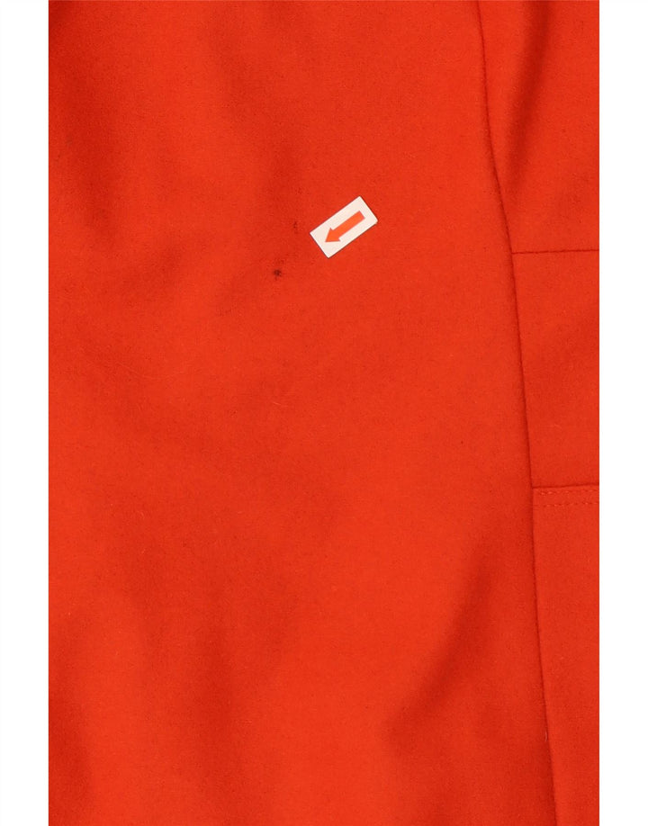 Vestido feminino Hobbs sem mangas com bainha UK 10 pequeno de lã vermelha