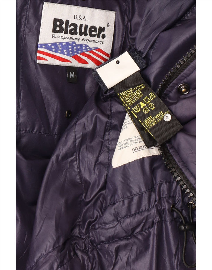 Jaqueta acolchoada feminina Blauer UK 14 poliéster roxo médio