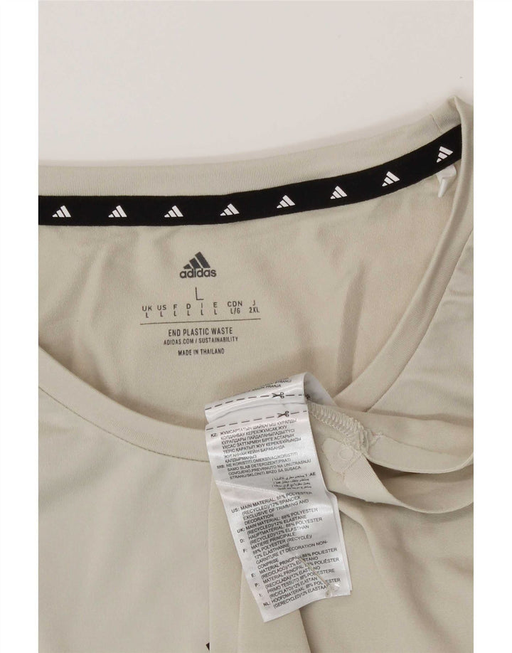 Camiseta Adidas Masculina Graphic Top Grande Off White