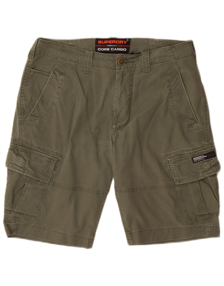 Shorts Cargo Masculino Superdry W32 Algodão Cáqui Médio