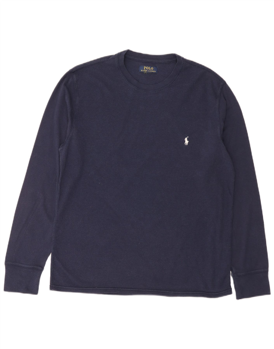 Top masculino Polo Ralph Lauren manga comprida médio azul marinho