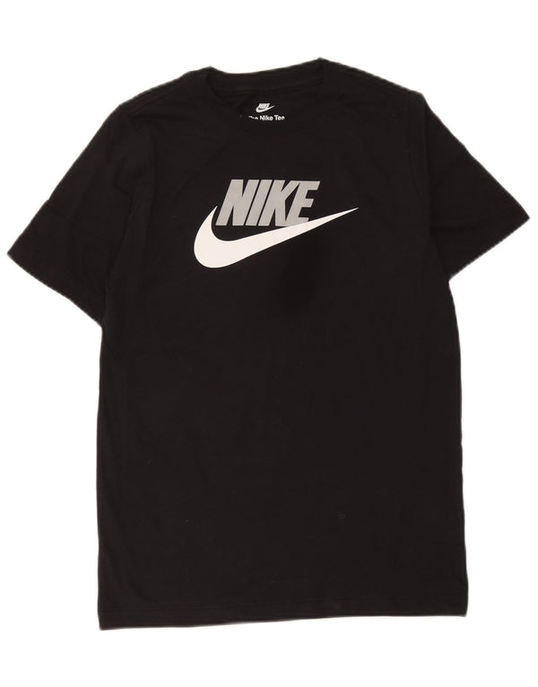 Camiseta Nike Boys Graphic Top 12-13 anos grande algodão preto