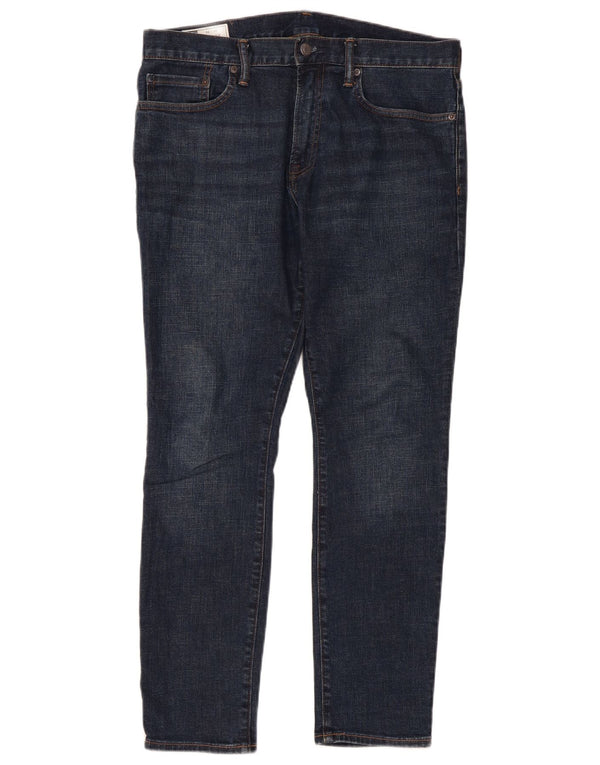 Jeans skinny feminino Gap W32 L30 algodão azul marinho