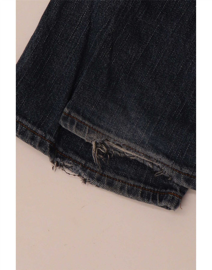 Wrangler Masculino Texas Stretch Straight Jeans W31 L30 Azul Algodão