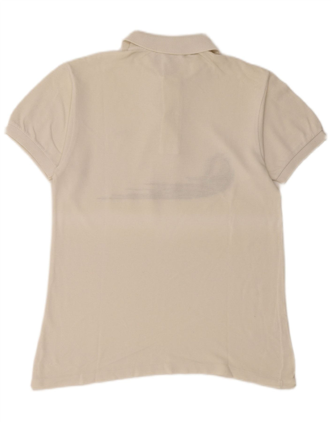 Camisa polo masculina LACOSTE tamanho 3 pequeno algodão branco