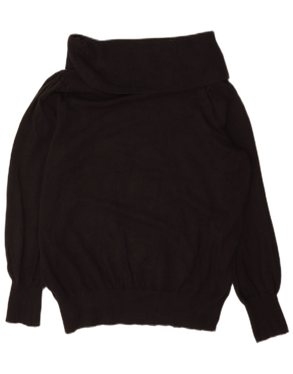 Suéter feminino Marks & Spencer com gola redonda Reino Unido 16 grande viscose marrom